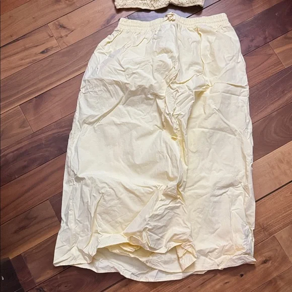 Lulu’s Delightful Yellow Two-Piece Midi Dress - Picture 7 of 8